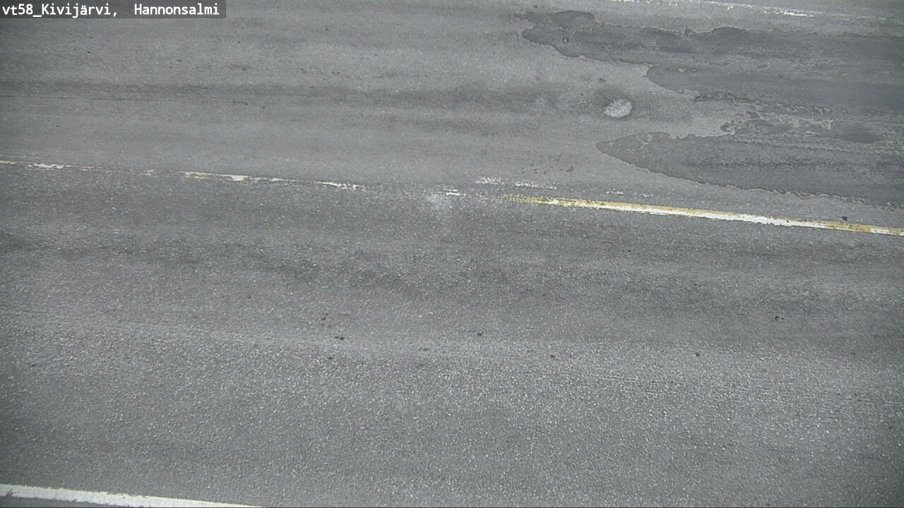 Weather Camera Image Väg 58 Kivijärvi, Hannonsalmi, Kivijärvi, Keski-Suomi