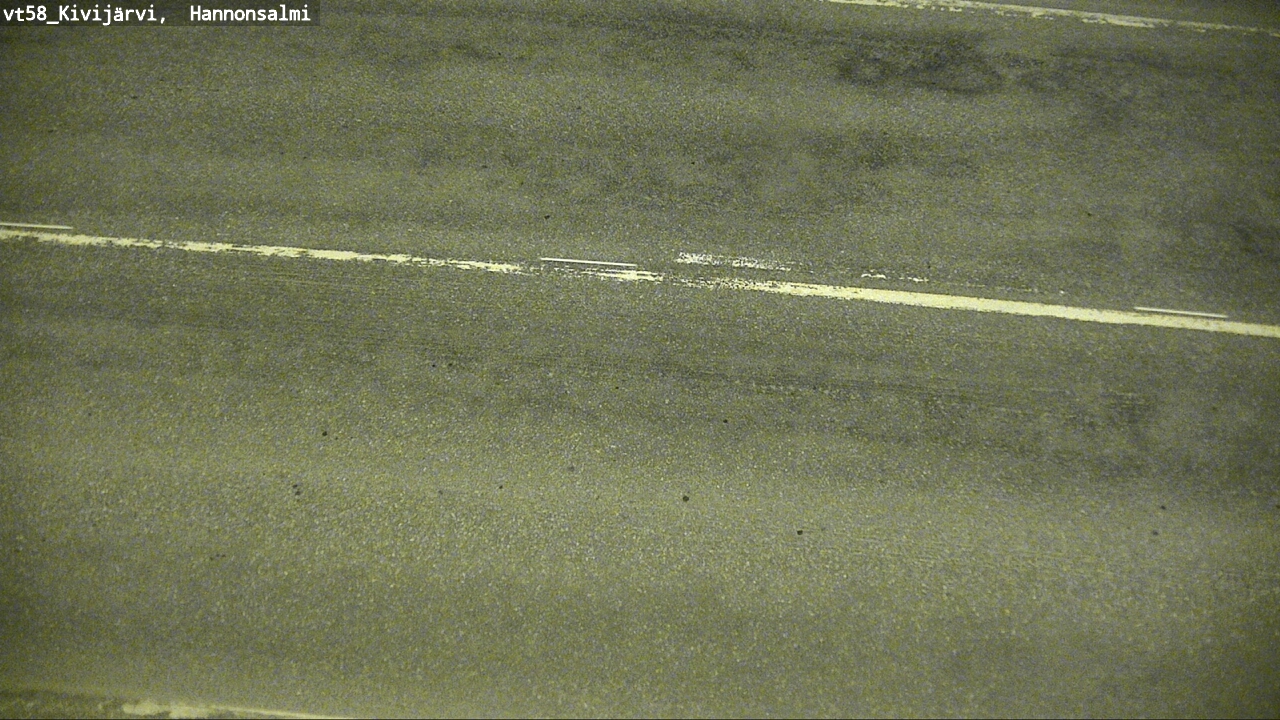Weather Camera Image Väg 58 Kivijärvi, Hannonsalmi, Kivijärvi, Keski-Suomi
