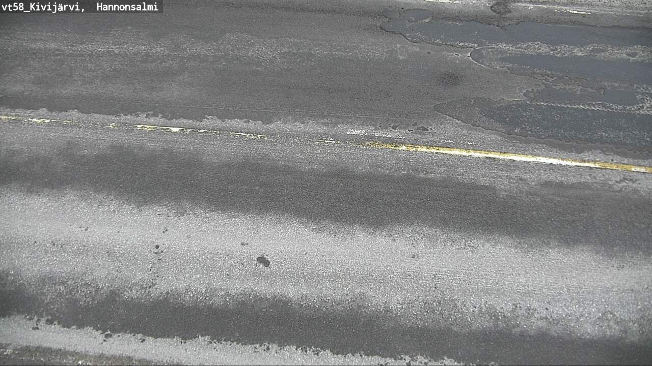 Weather Camera Image Road 58 Kivijärvi, Hannonsalmi, Kivijärvi, Keski-Suomi