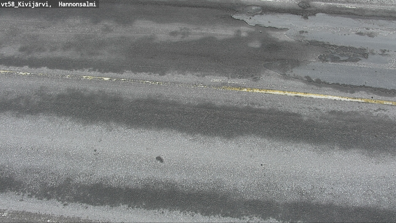 Weather Camera Image Road 58 Kivijärvi, Hannonsalmi, Kivijärvi, Keski-Suomi