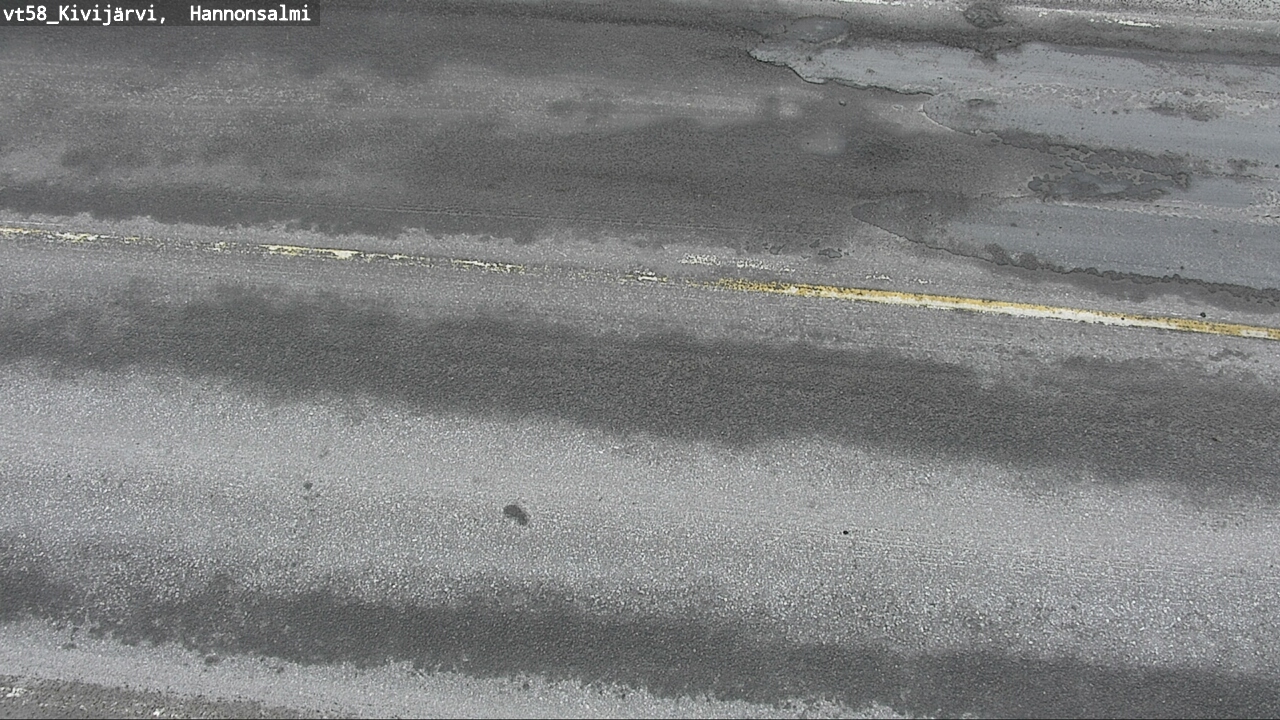 Weather Camera Image Road 58 Kivijärvi, Hannonsalmi, Kivijärvi, Keski-Suomi