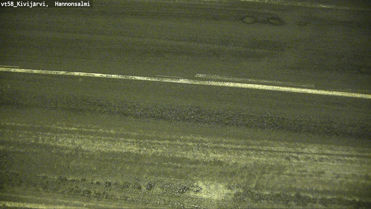 Weather Camera Image Road 58 Kivijärvi, Hannonsalmi, Kivijärvi, Keski-Suomi