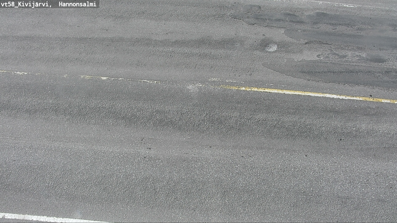 Weather Camera Image Road 58 Kivijärvi, Hannonsalmi, Kivijärvi, Keski-Suomi