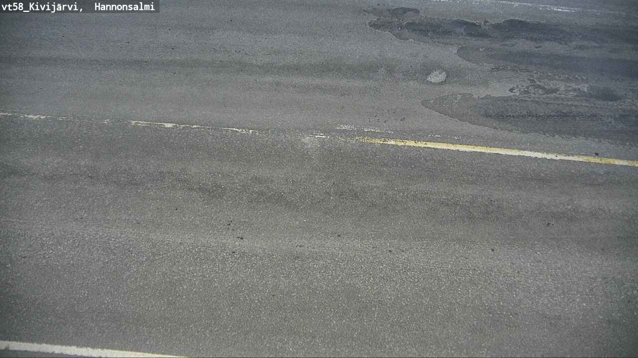 Weather Camera Image Road 58 Kivijärvi, Hannonsalmi, Kivijärvi, Keski-Suomi
