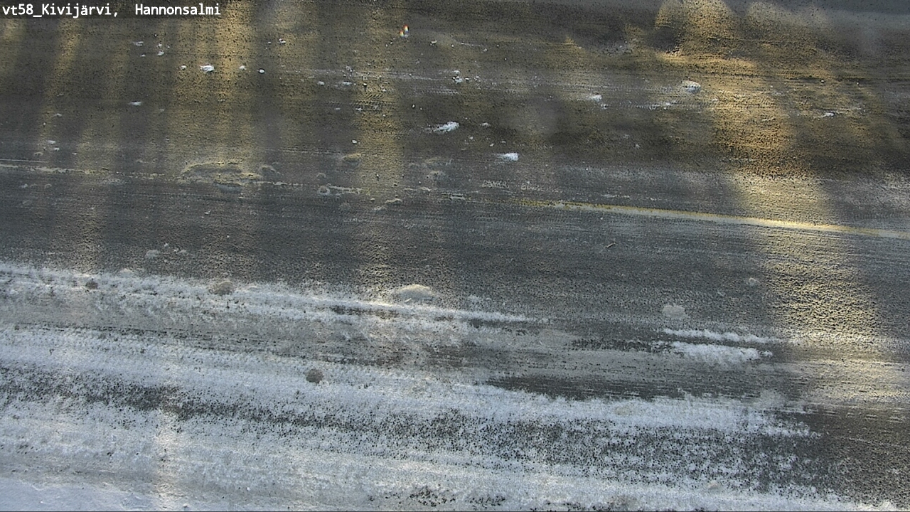 Weather Camera Image Road 58 Kivijärvi, Hannonsalmi, Kivijärvi, Keski-Suomi