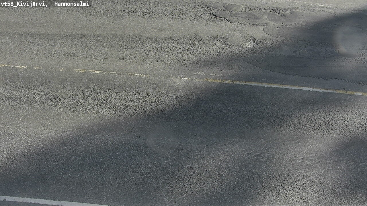 Weather Camera Image Road 58 Kivijärvi, Hannonsalmi, Kivijärvi, Keski-Suomi
