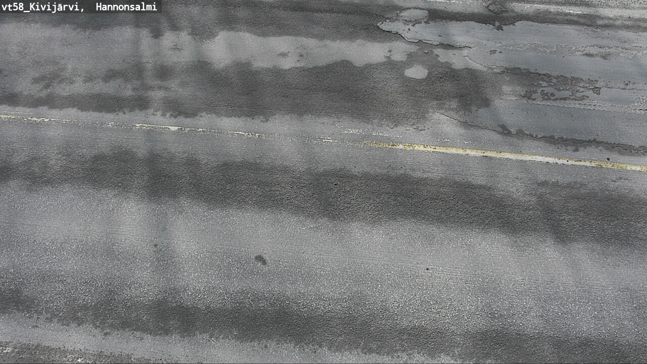 Weather Camera Image Road 58 Kivijärvi, Hannonsalmi, Kivijärvi, Keski-Suomi
