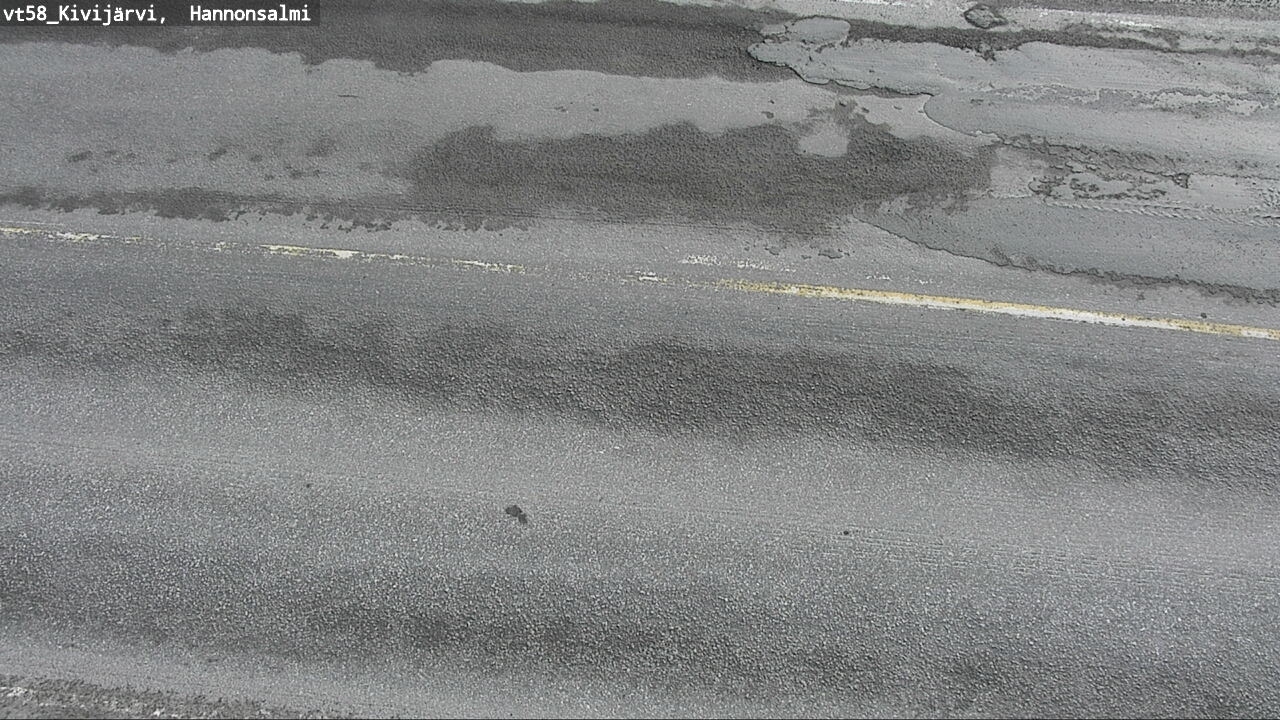 Weather Camera Image Road 58 Kivijärvi, Hannonsalmi, Kivijärvi, Keski-Suomi