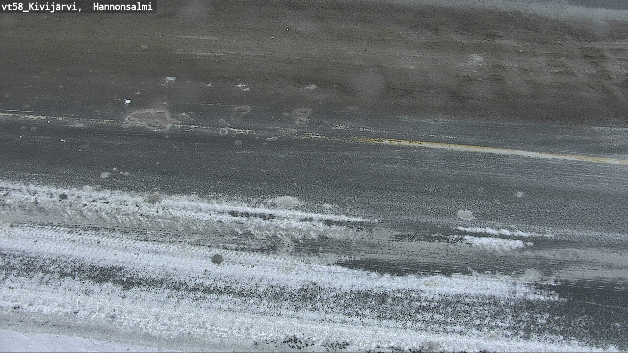 Weather Camera Image Road 58 Kivijärvi, Hannonsalmi, Kivijärvi, Keski-Suomi