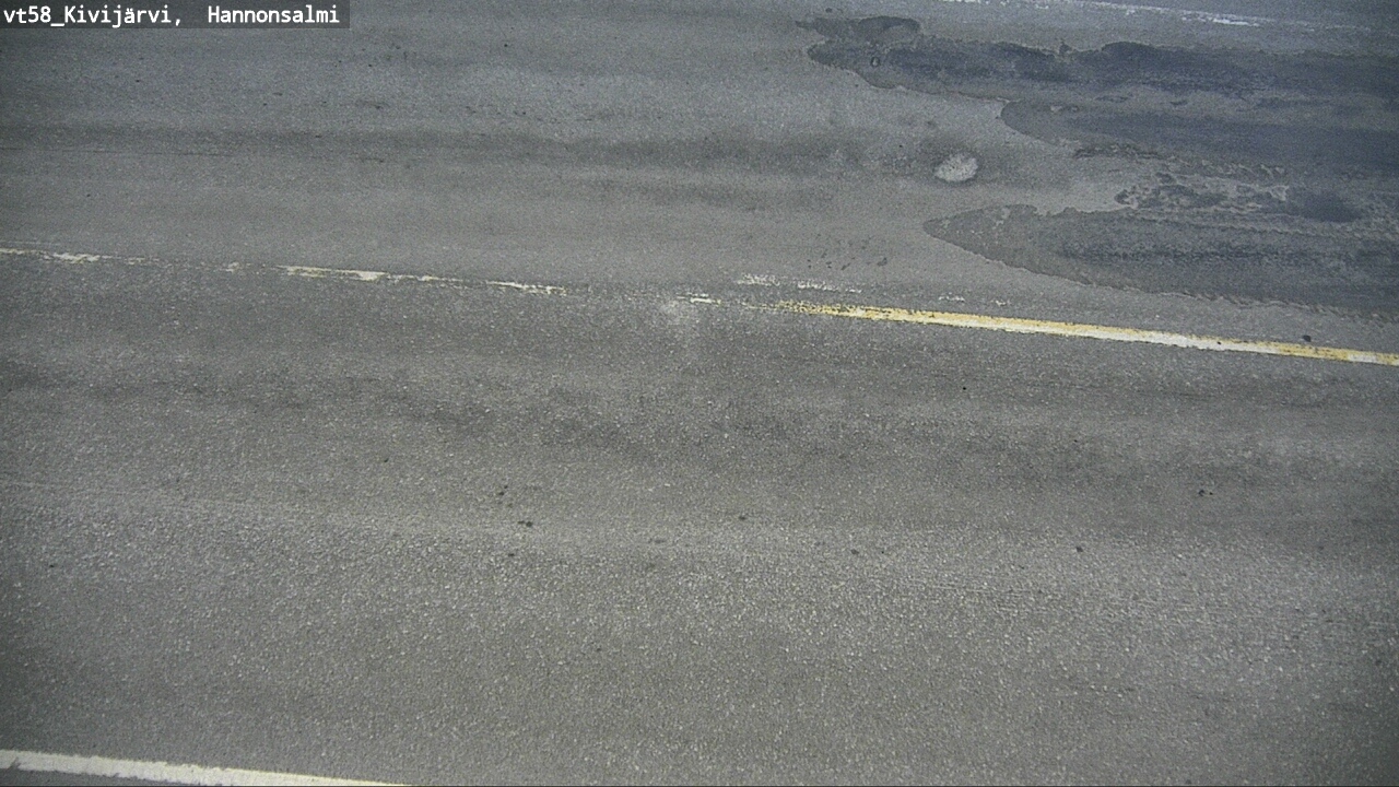 Weather Camera Image Road 58 Kivijärvi, Hannonsalmi, Kivijärvi, Keski-Suomi