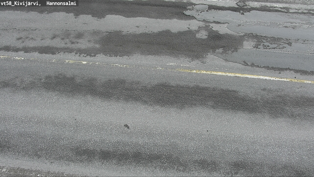Weather Camera Image Road 58 Kivijärvi, Hannonsalmi, Kivijärvi, Keski-Suomi