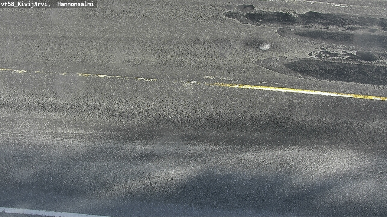 Weather Camera Image Road 58 Kivijärvi, Hannonsalmi, Kivijärvi, Keski-Suomi