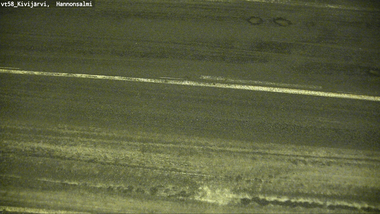 Weather Camera Image Road 58 Kivijärvi, Hannonsalmi, Kivijärvi, Keski-Suomi