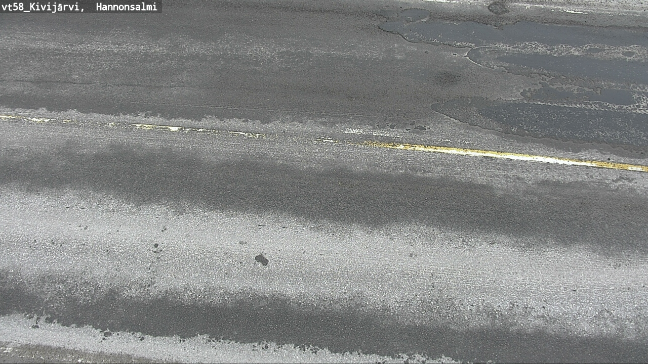 Weather Camera Image Road 58 Kivijärvi, Hannonsalmi, Kivijärvi, Keski-Suomi