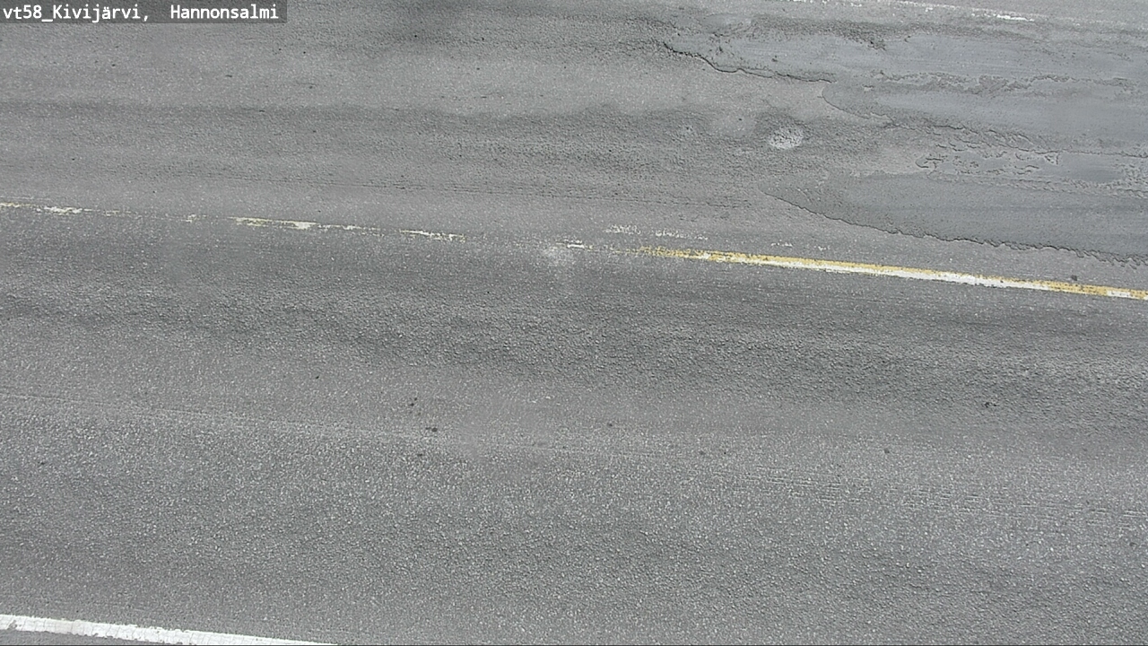 Weather Camera Image Road 58 Kivijärvi, Hannonsalmi, Kivijärvi, Keski-Suomi