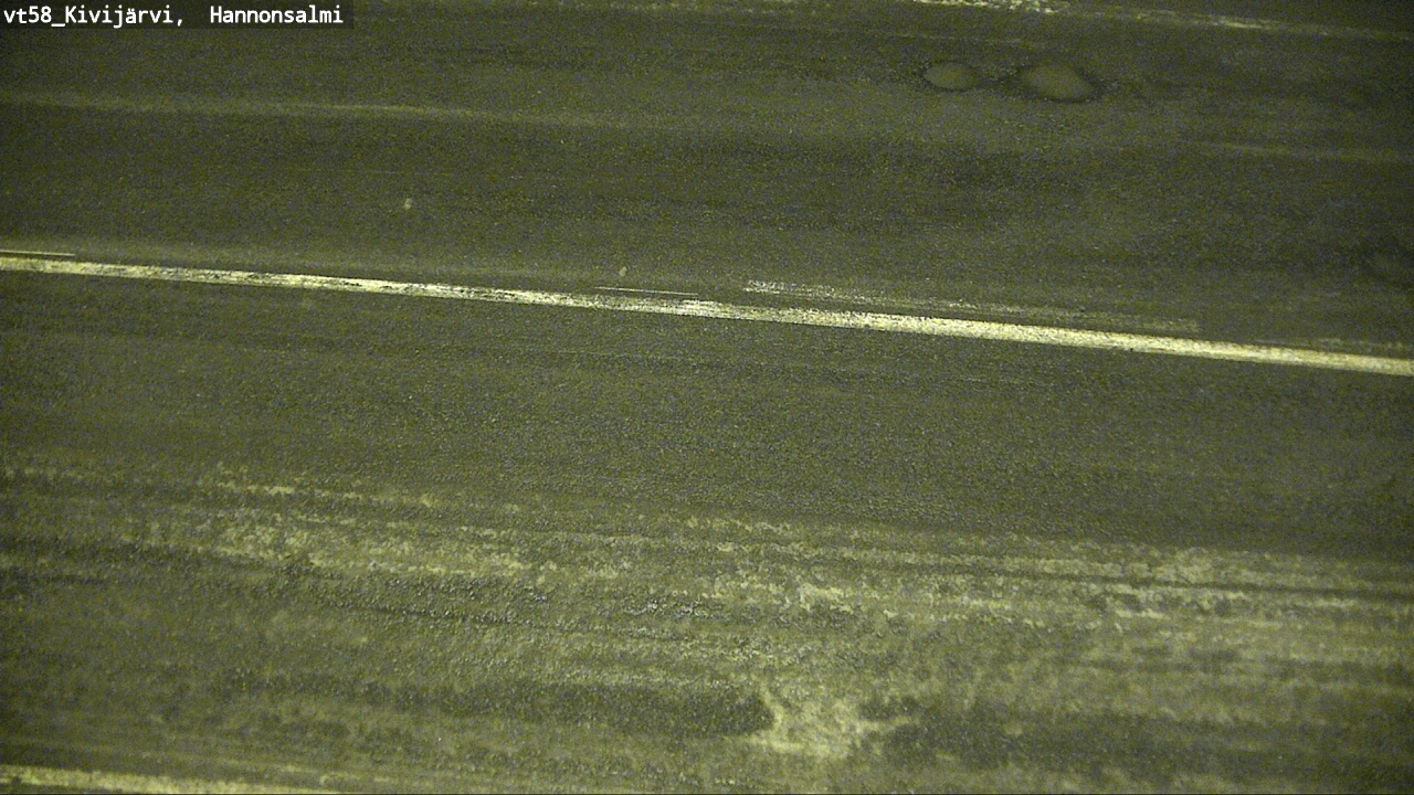 Weather Camera Image Road 58 Kivijärvi, Hannonsalmi, Kivijärvi, Keski-Suomi