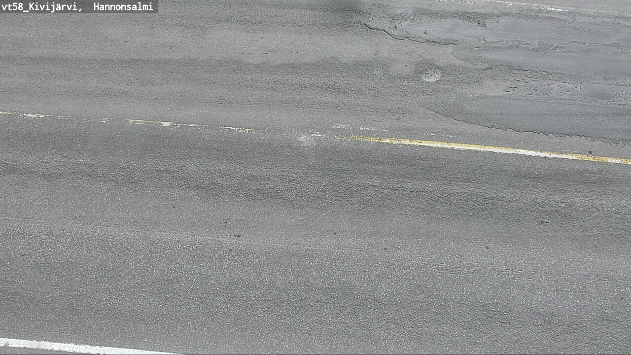 Weather Camera Image Road 58 Kivijärvi, Hannonsalmi, Kivijärvi, Keski-Suomi