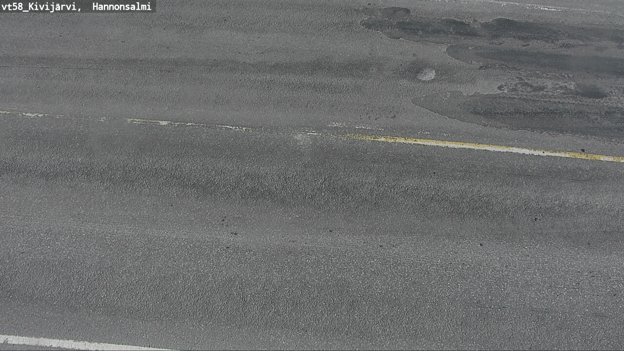 Weather Camera Image Väg 58 Kivijärvi, Hannonsalmi, Kivijärvi, Keski-Suomi