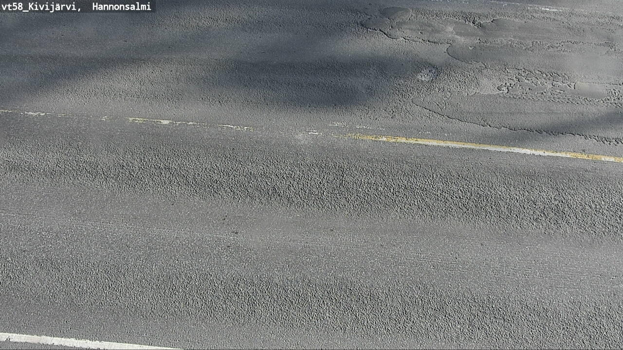 Weather Camera Image Road 58 Kivijärvi, Hannonsalmi, Kivijärvi, Keski-Suomi