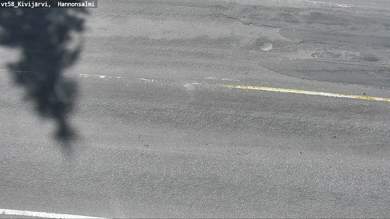 Weather Camera Image Road 58 Kivijärvi, Hannonsalmi, Kivijärvi, Keski-Suomi