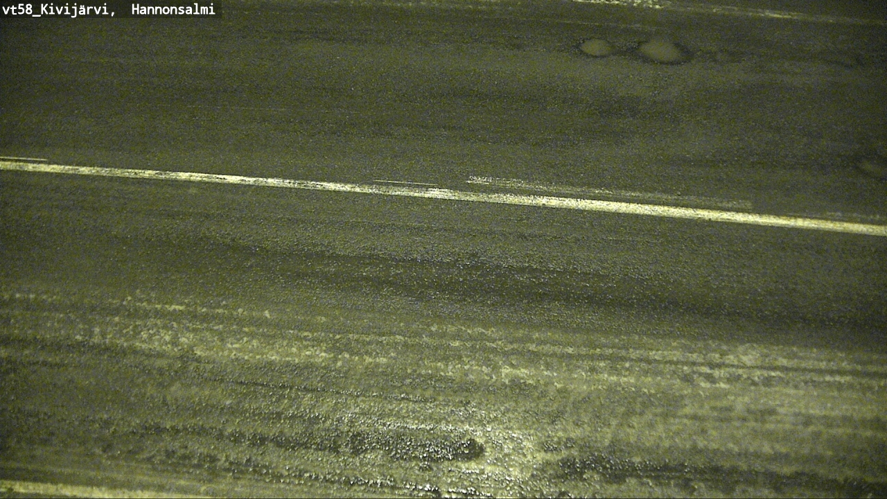 Weather Camera Image Road 58 Kivijärvi, Hannonsalmi, Kivijärvi, Keski-Suomi