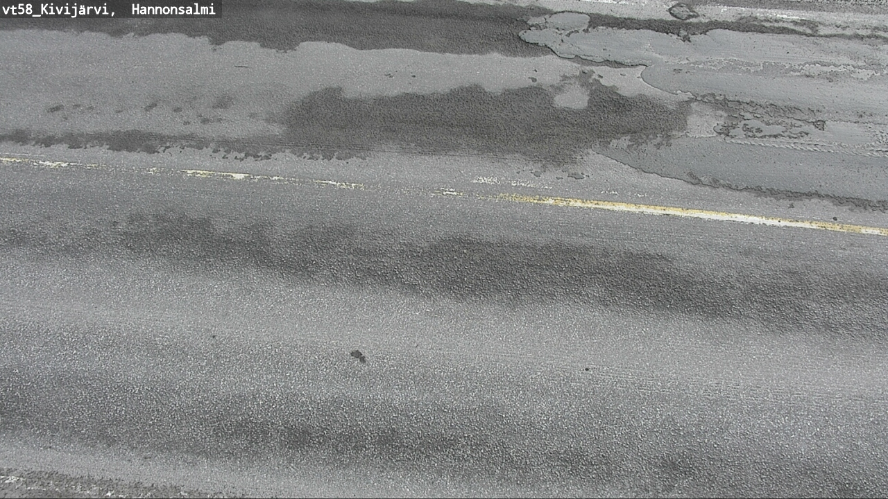 Weather Camera Image Road 58 Kivijärvi, Hannonsalmi, Kivijärvi, Keski-Suomi