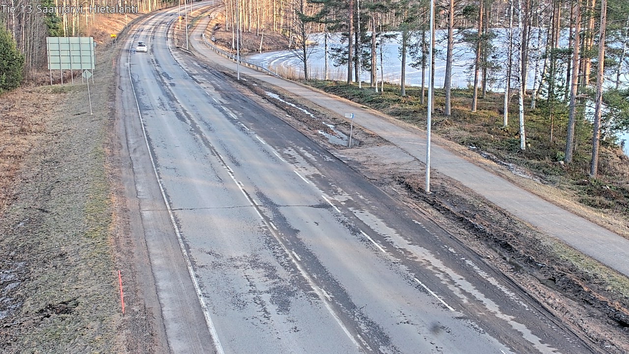 Weather Camera Image Road 13 Saarijärvi, Saarijärvi, Keski-Suomi