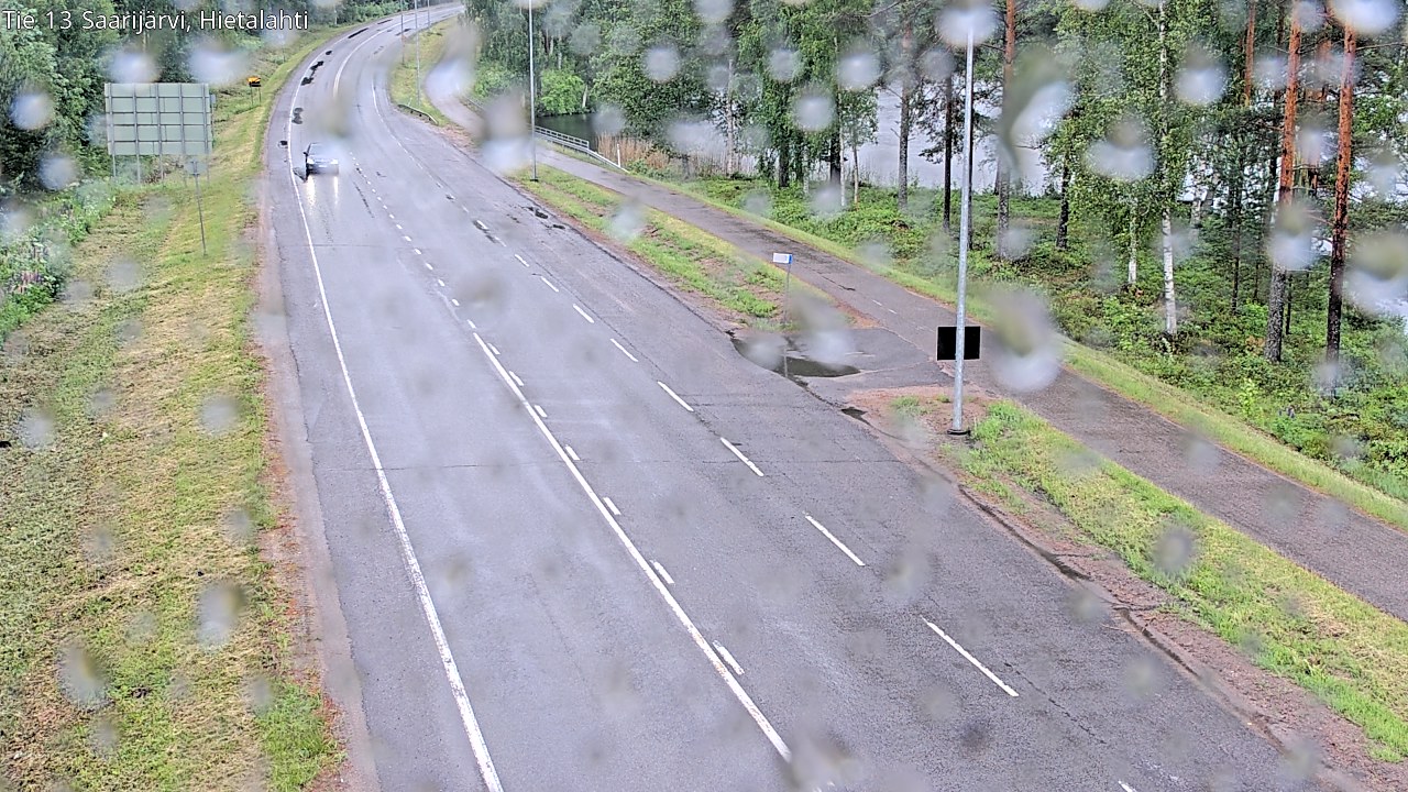 Weather Camera Image Road 13 Saarijärvi, Saarijärvi, Keski-Suomi