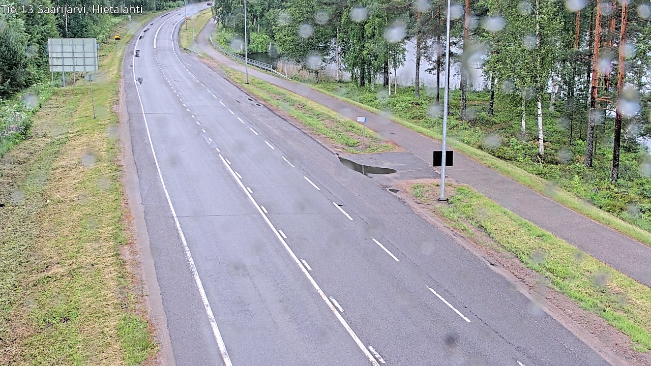 Weather Camera Image Road 13 Saarijärvi, Saarijärvi, Keski-Suomi
