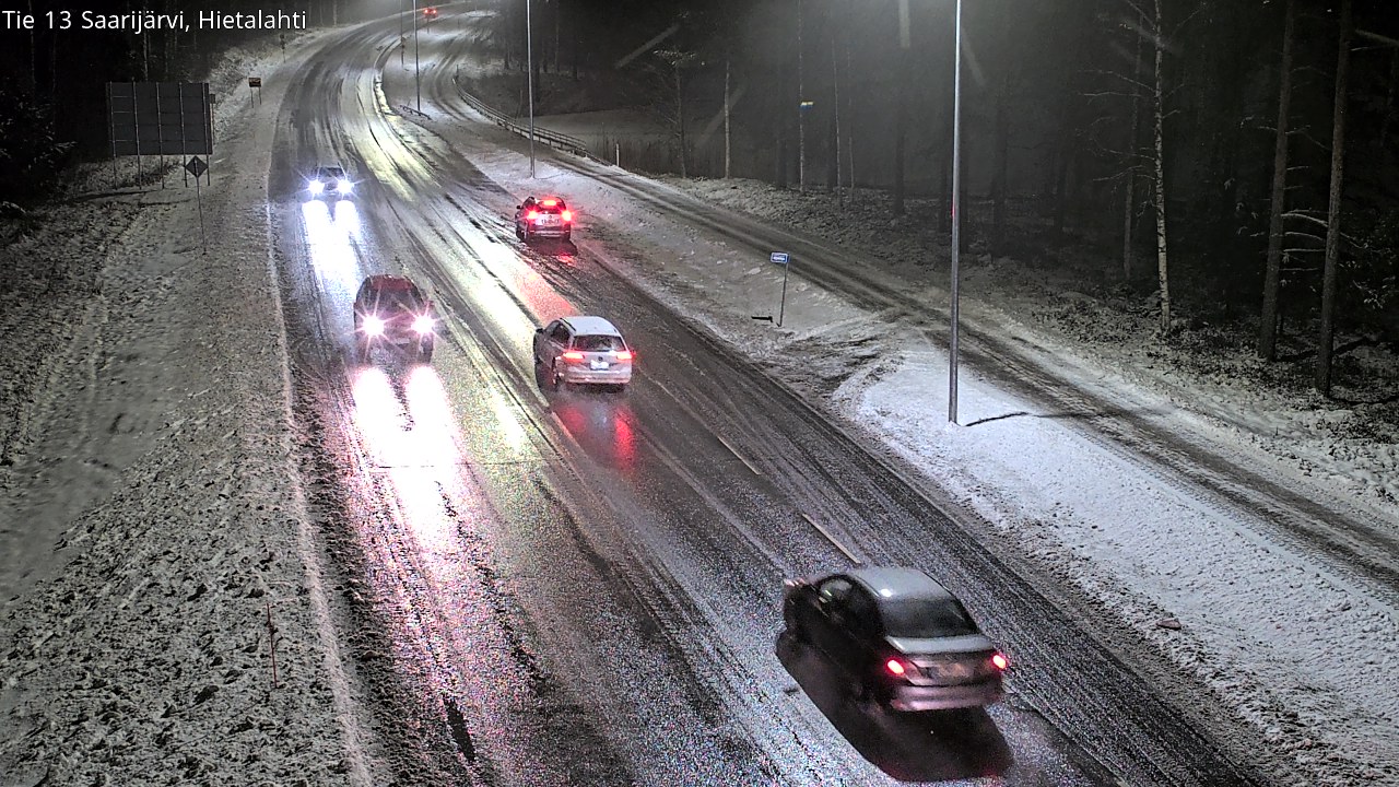 Weather Camera Image Väg 13 Saarijärvi, Saarijärvi, Keski-Suomi