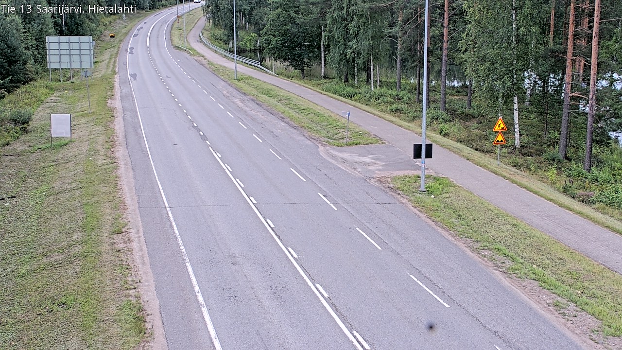 Weather Camera Image Road 13 Saarijärvi, Saarijärvi, Keski-Suomi