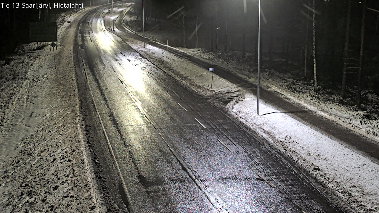 Weather Camera Image Väg 13 Saarijärvi, Saarijärvi, Keski-Suomi