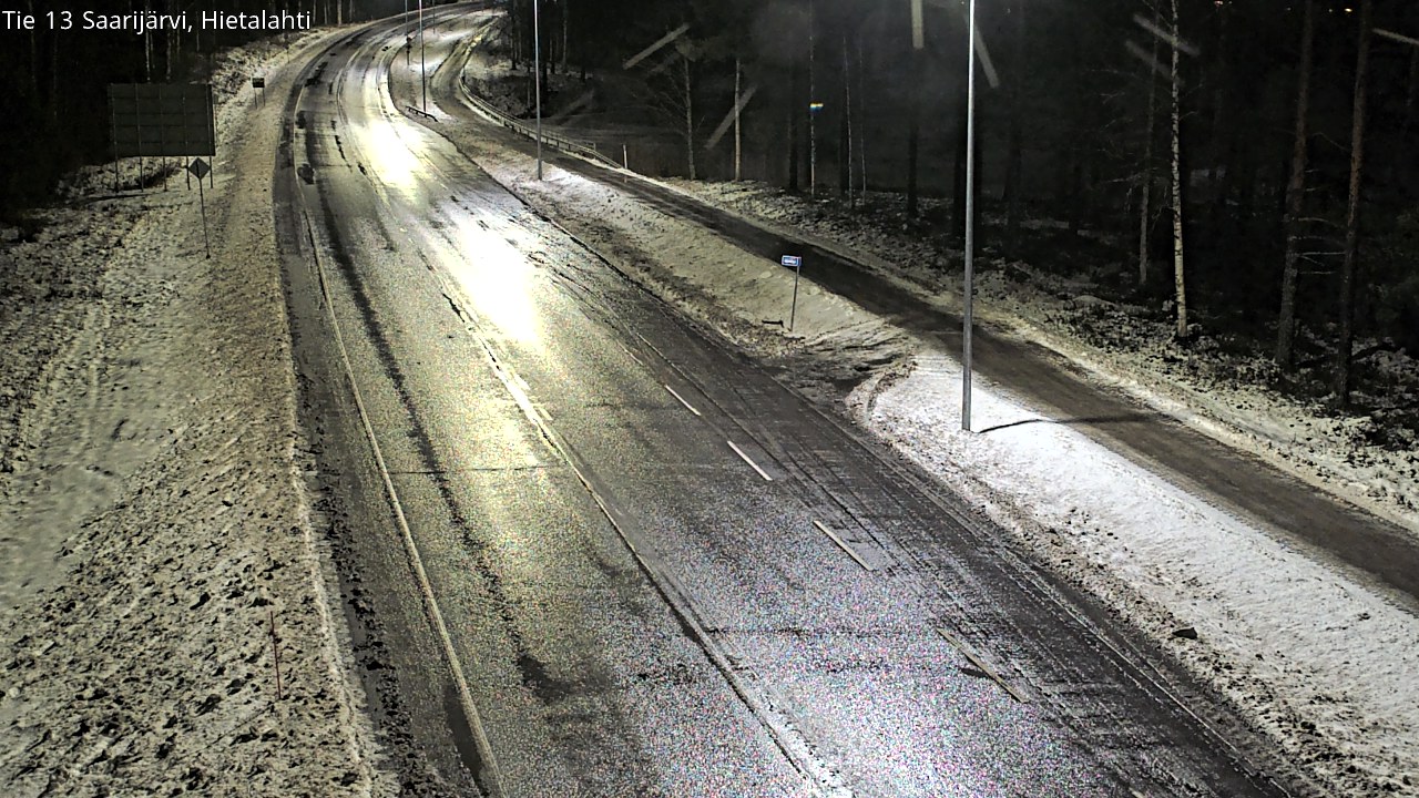 Weather Camera Image Väg 13 Saarijärvi, Saarijärvi, Keski-Suomi