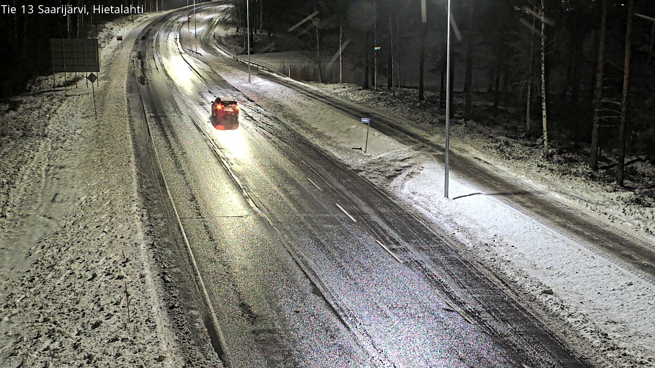 Weather Camera Image Väg 13 Saarijärvi, Saarijärvi, Keski-Suomi