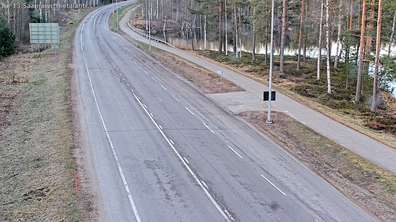 Weather Camera Image Väg 13 Saarijärvi, Saarijärvi, Keski-Suomi