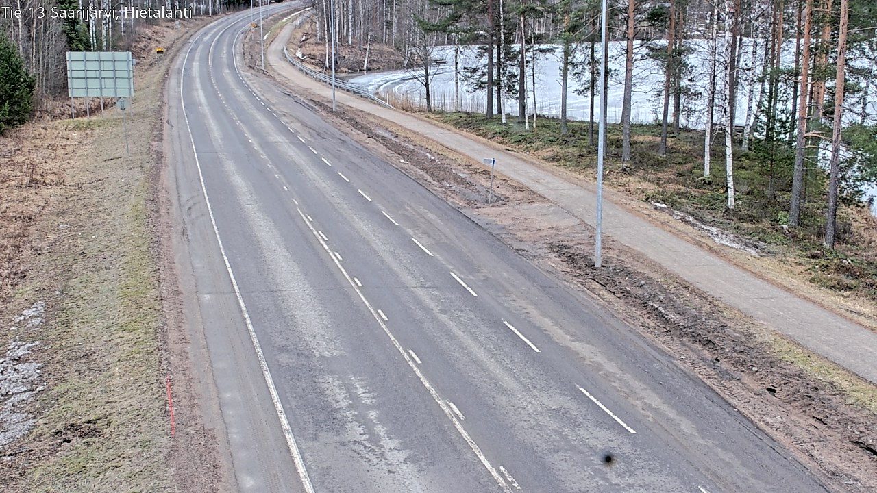 Weather Camera Image Väg 13 Saarijärvi, Saarijärvi, Keski-Suomi