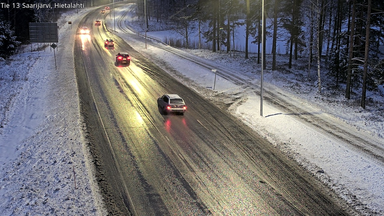 Weather Camera Image Väg 13 Saarijärvi, Saarijärvi, Keski-Suomi
