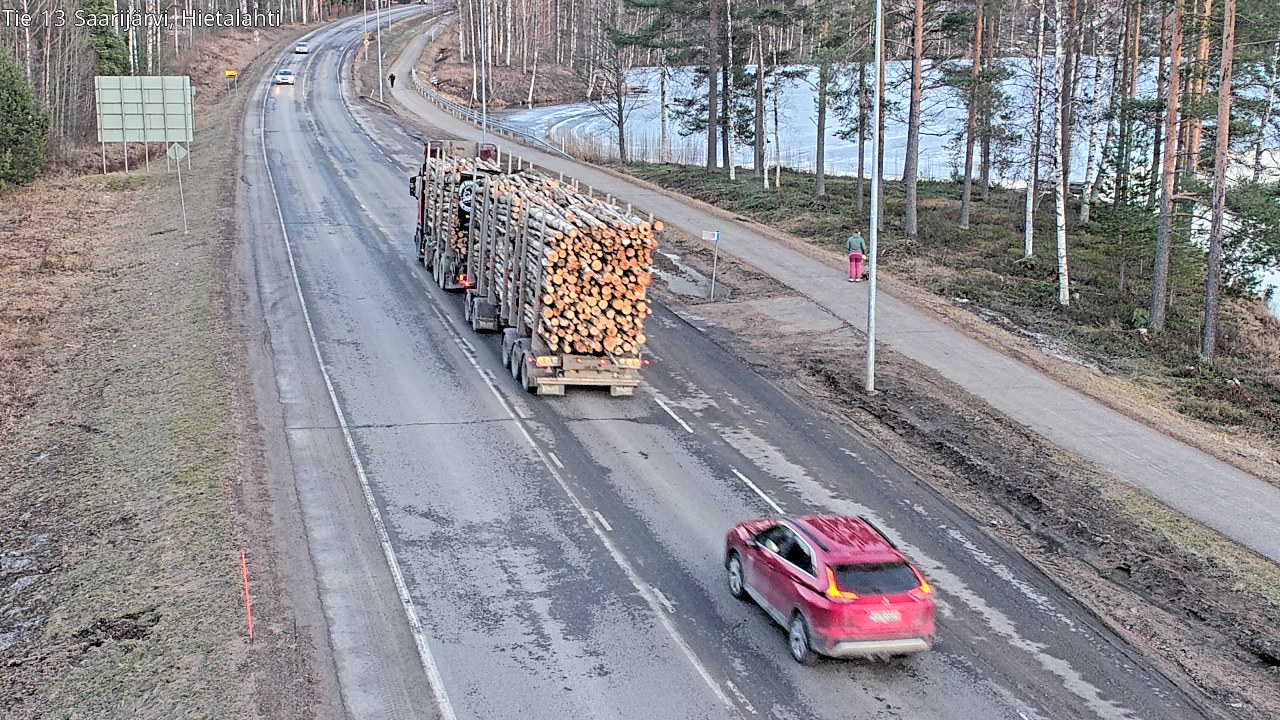 Weather Camera Image Road 13 Saarijärvi, Saarijärvi, Keski-Suomi