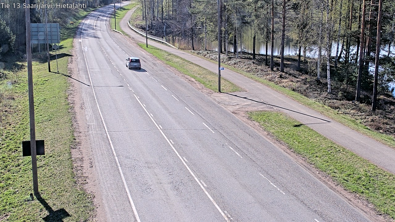 Weather Camera Image Road 13 Saarijärvi, Saarijärvi, Keski-Suomi