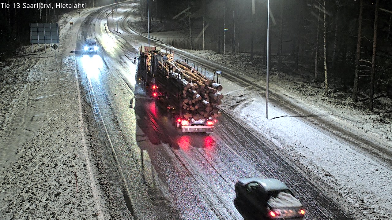 Weather Camera Image Väg 13 Saarijärvi, Saarijärvi, Keski-Suomi