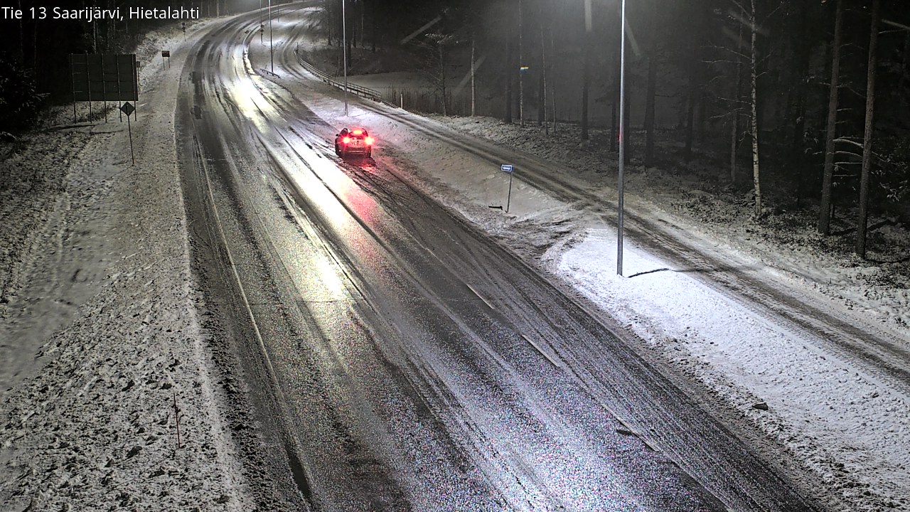 Weather Camera Image Väg 13 Saarijärvi, Saarijärvi, Keski-Suomi