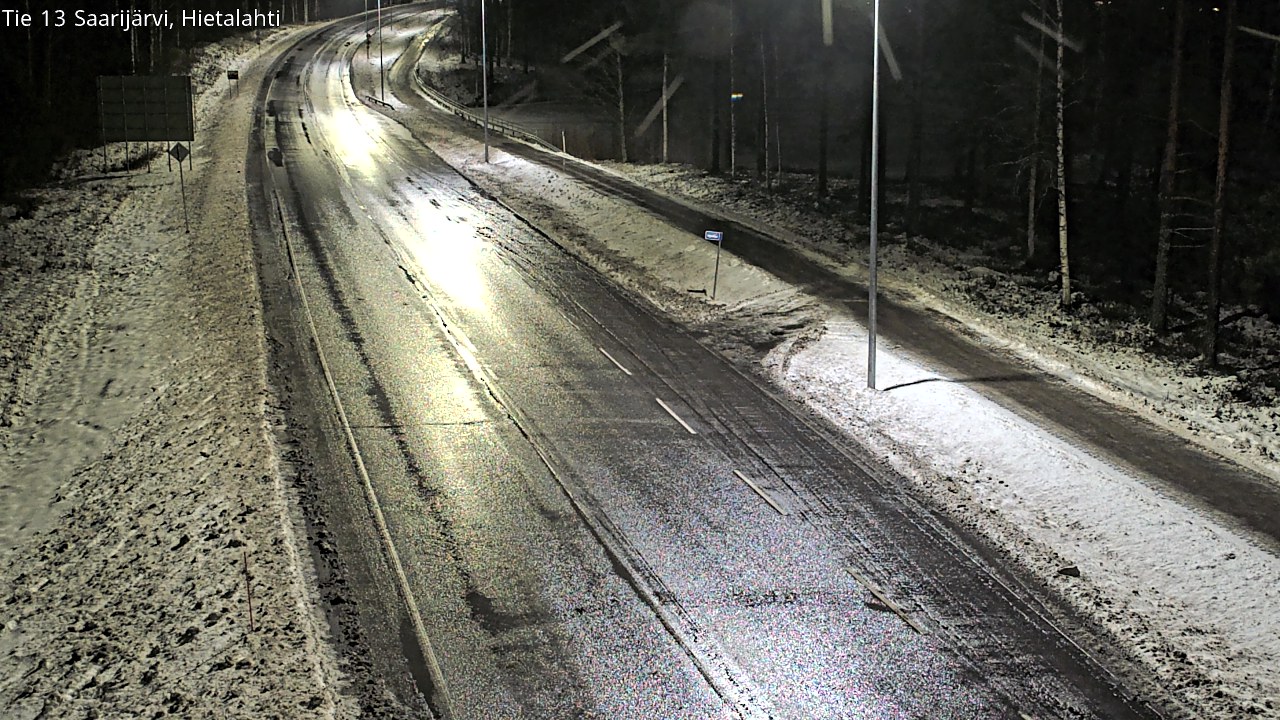 Weather Camera Image Väg 13 Saarijärvi, Saarijärvi, Keski-Suomi