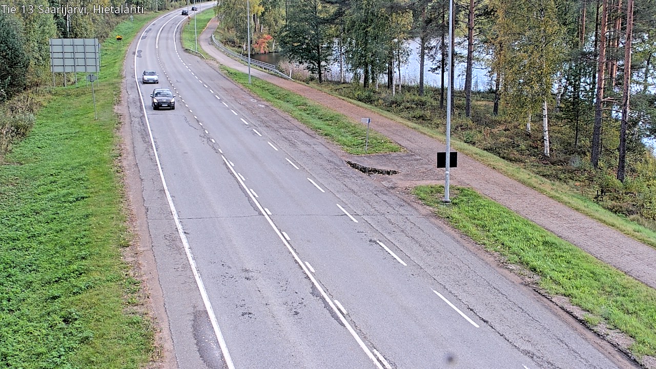 Weather Camera Image Road 13 Saarijärvi, Saarijärvi, Keski-Suomi