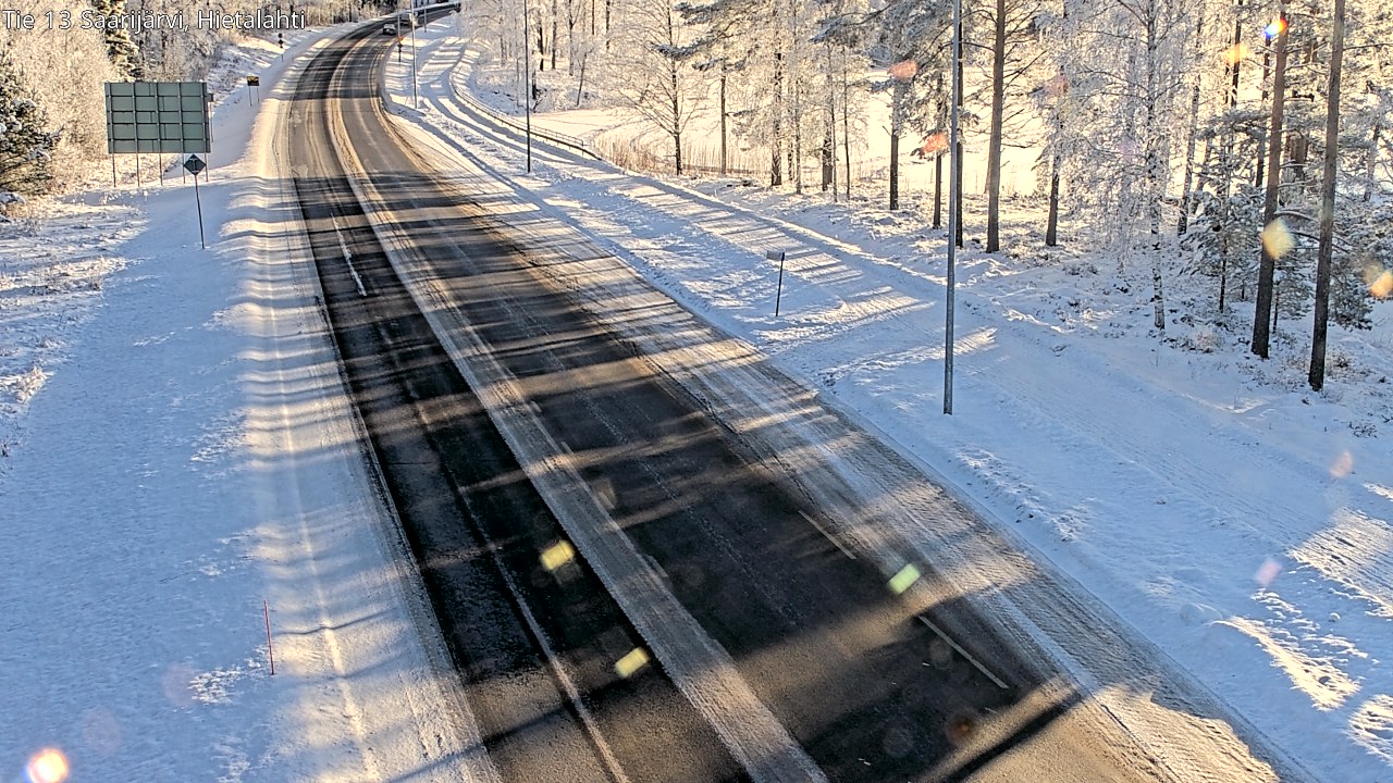 Weather Camera Image Road 13 Saarijärvi, Saarijärvi, Keski-Suomi