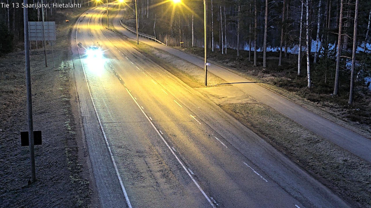 Weather Camera Image Road 13 Saarijärvi, Saarijärvi, Keski-Suomi