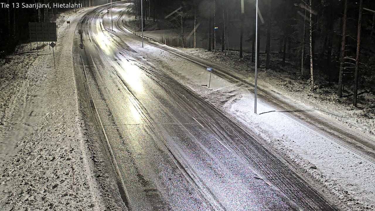 Weather Camera Image Väg 13 Saarijärvi, Saarijärvi, Keski-Suomi