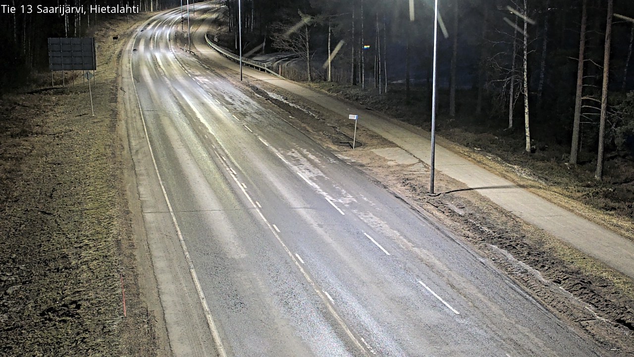 Weather Camera Image Road 13 Saarijärvi, Saarijärvi, Keski-Suomi