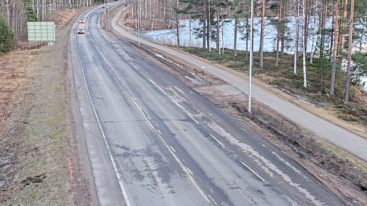 Weather Camera Image Road 13 Saarijärvi, Saarijärvi, Keski-Suomi