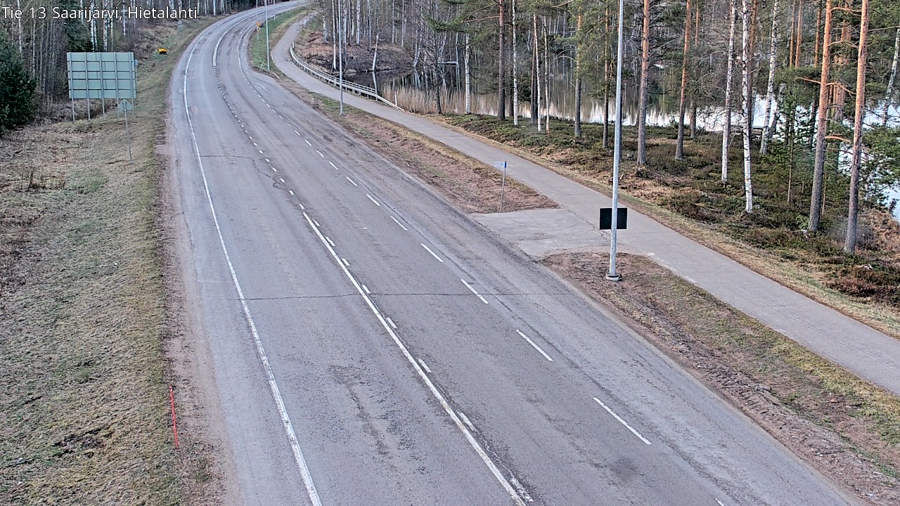 Weather Camera Image Väg 13 Saarijärvi, Saarijärvi, Keski-Suomi