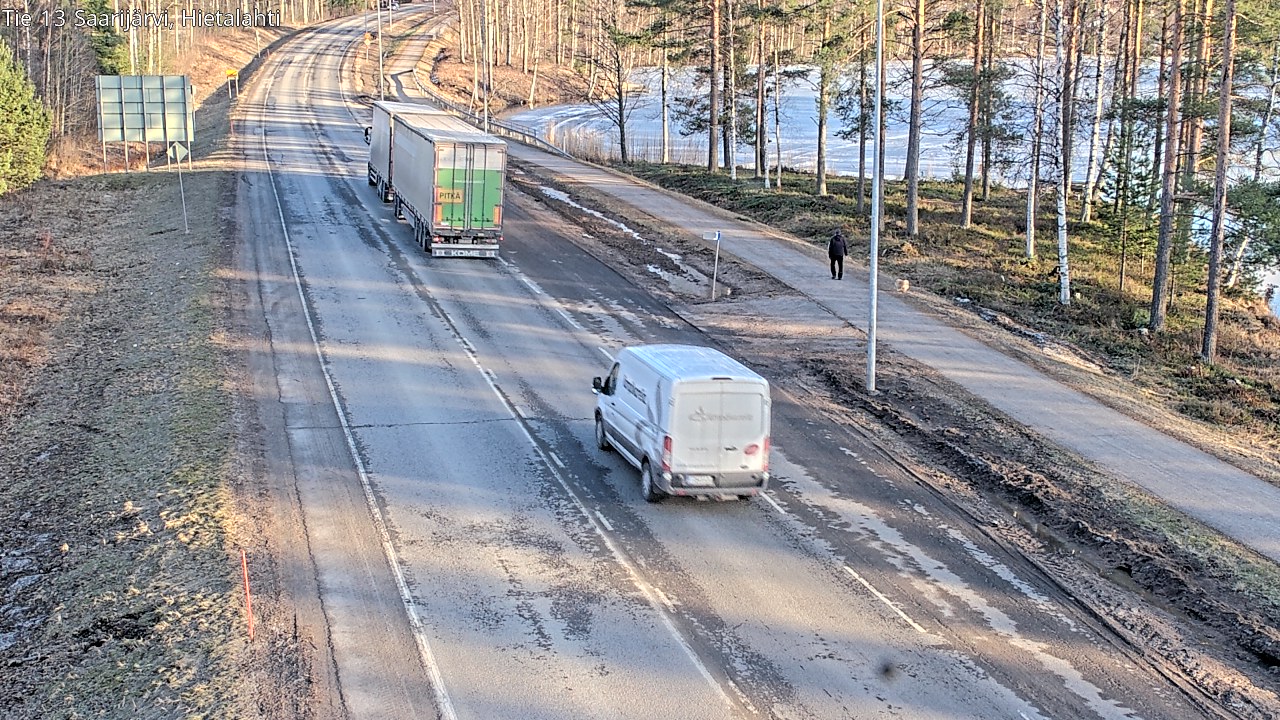 Weather Camera Image Road 13 Saarijärvi, Saarijärvi, Keski-Suomi